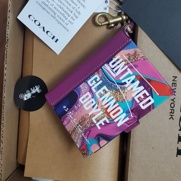 COACH Book Charm Untamed Glennon Doyle NEW WITH TAG - Picture 4 of 4
